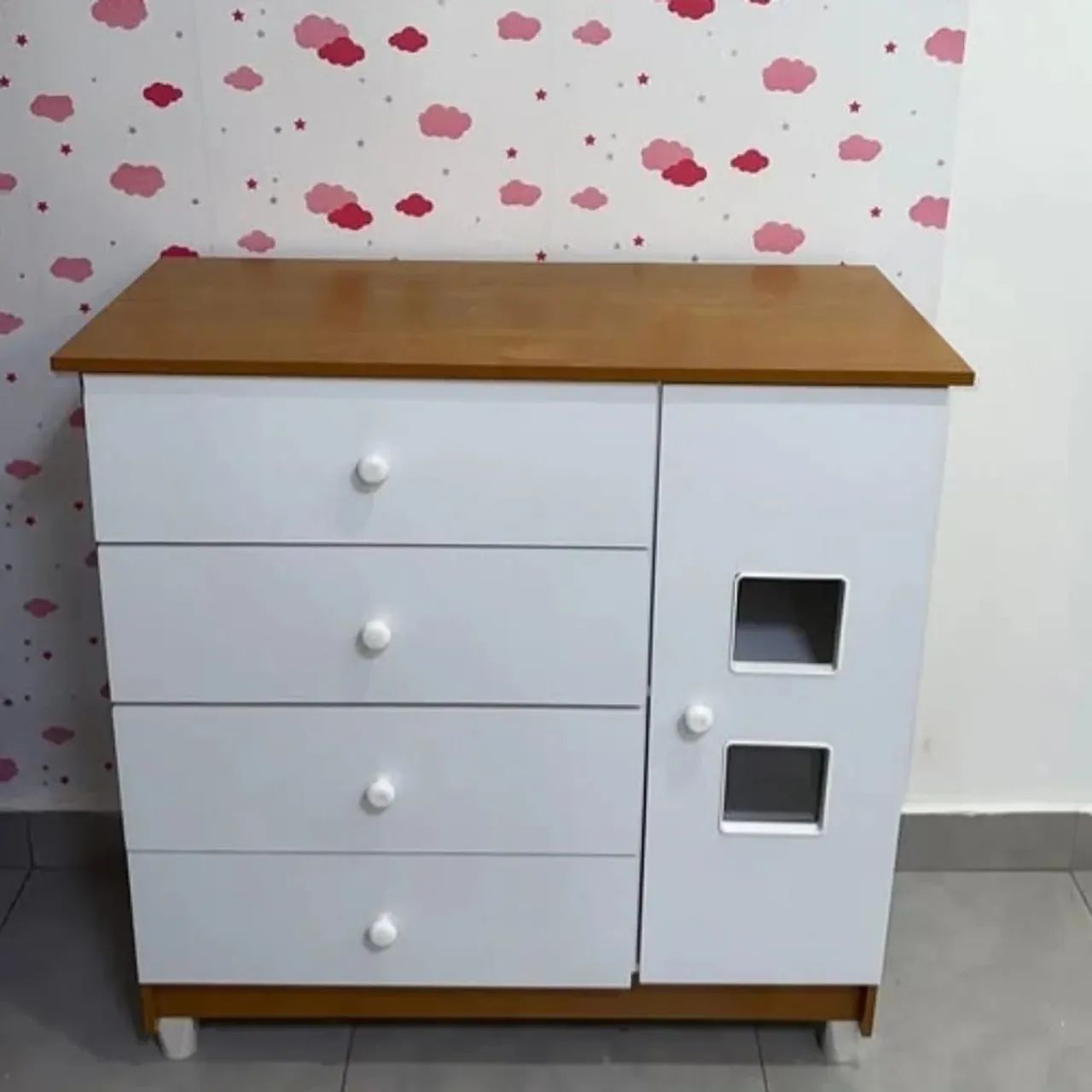 COMODA E BERÇO 100% MDF - Foto 2