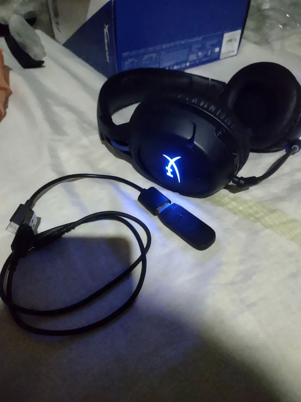 Headset hyperx cloud flight na caixa perfeito p/ games ps4/PS5/Pc e outros entrega  - Foto 4