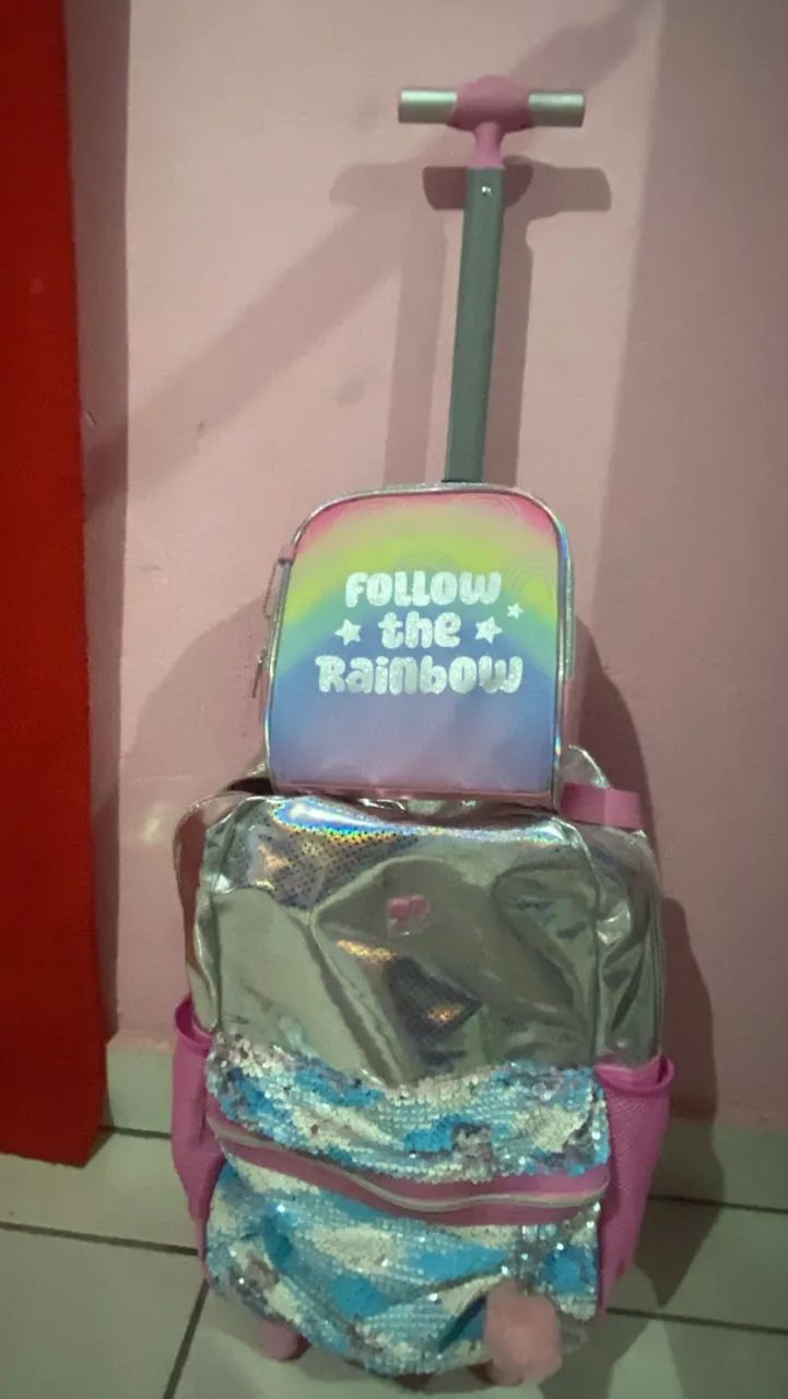 Mochila e lancheira importada nova - Foto 2