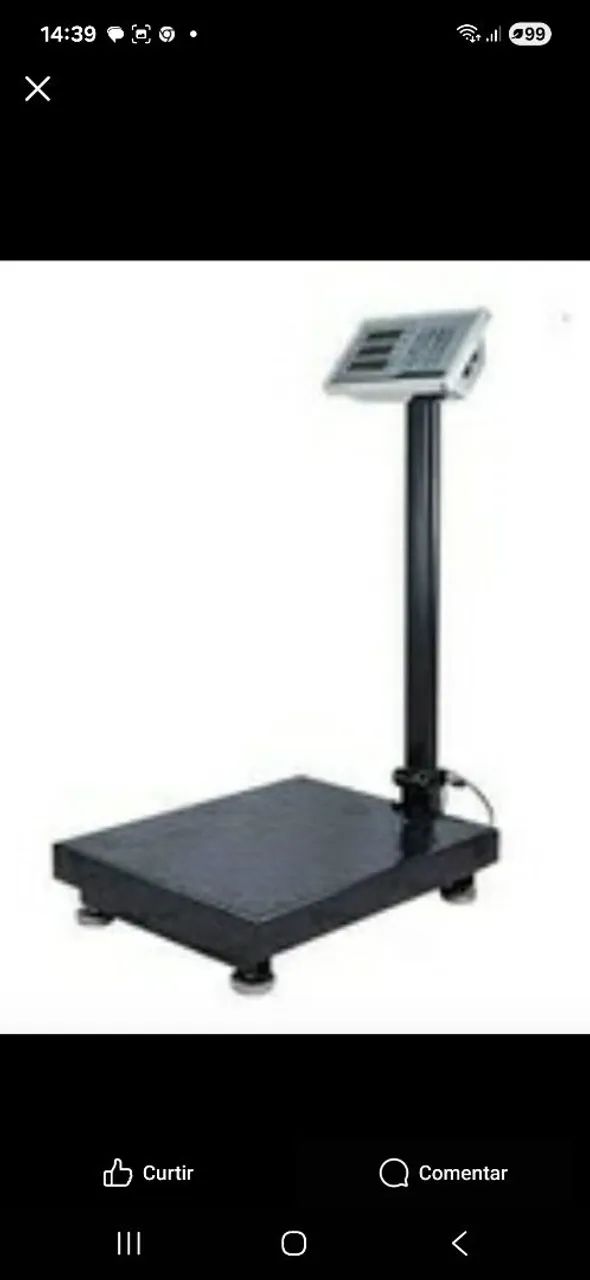 Vendo balancas 200kg plataforma nova na cx