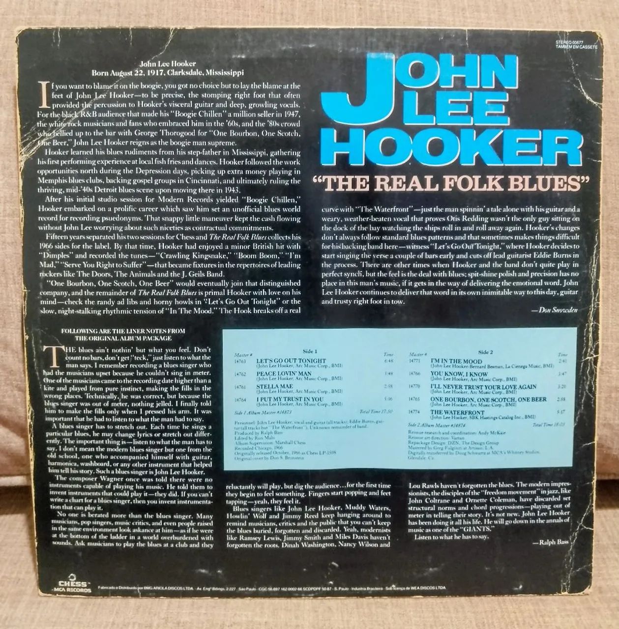 Disco de Vinil John Lee Hooker  - Foto 2