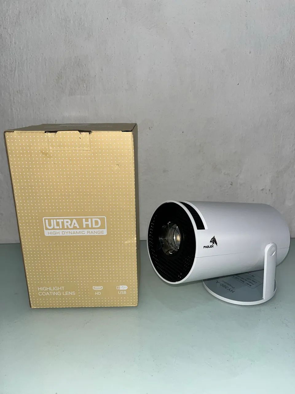 Projetor HY300 novo android netflix youtube Garantia