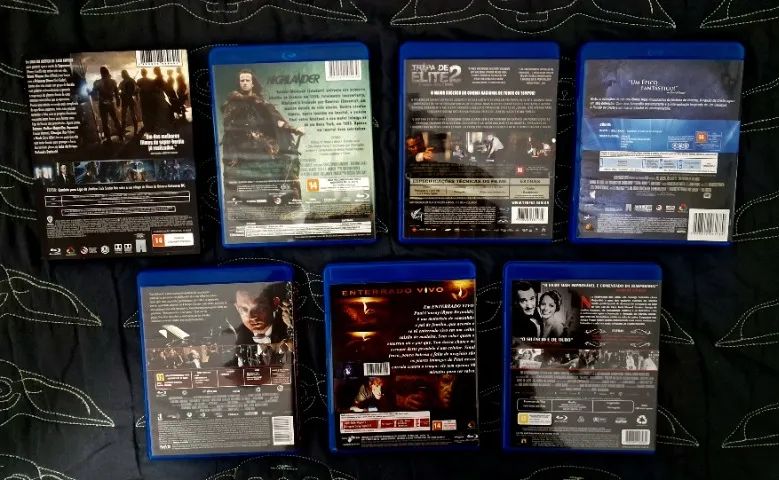 Blu-rays Highlander, Enterrado Vivo, Liga da Justiça de Zack