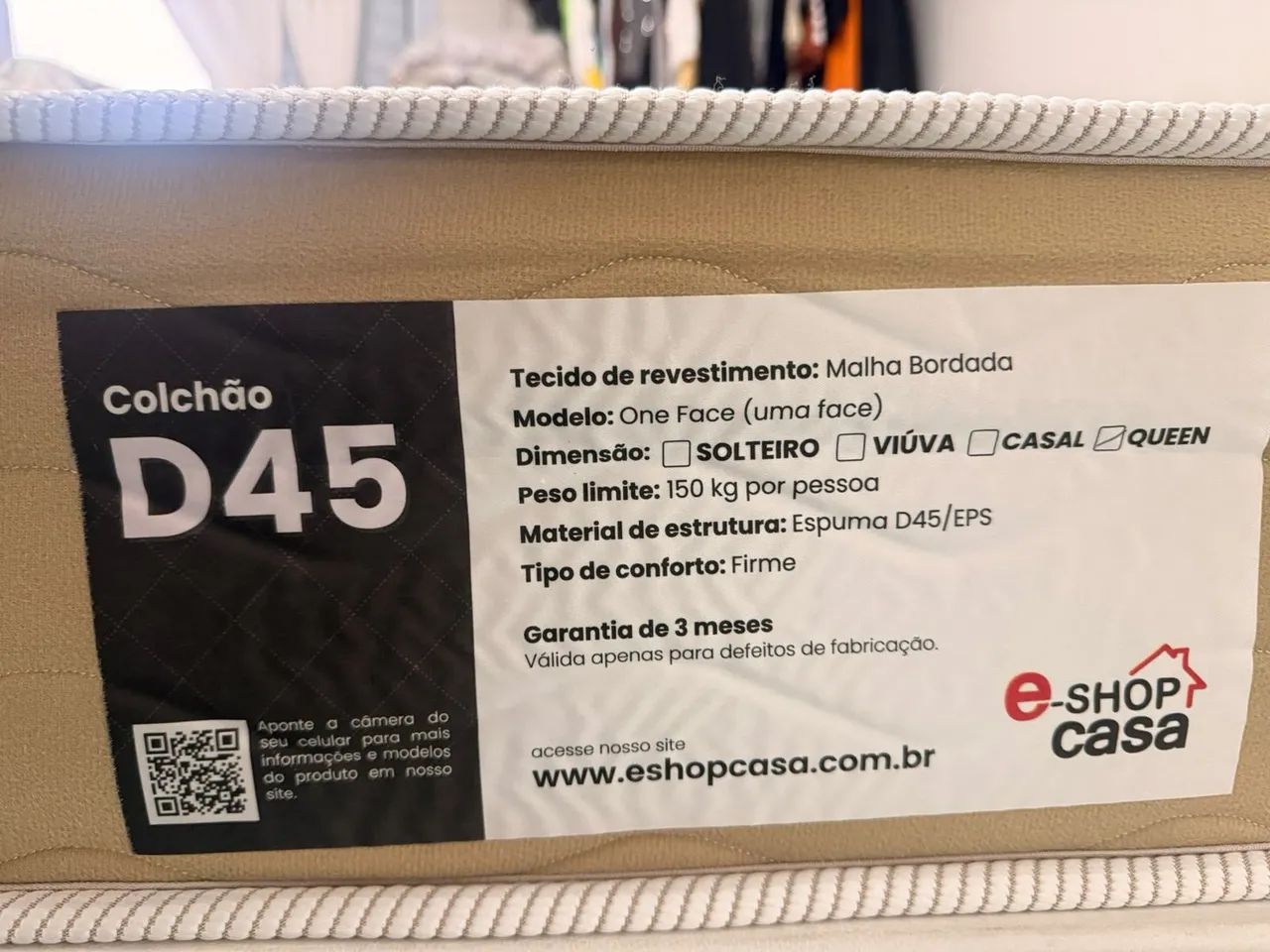 Colchão Queen zero 15 dias de uso - Foto 4