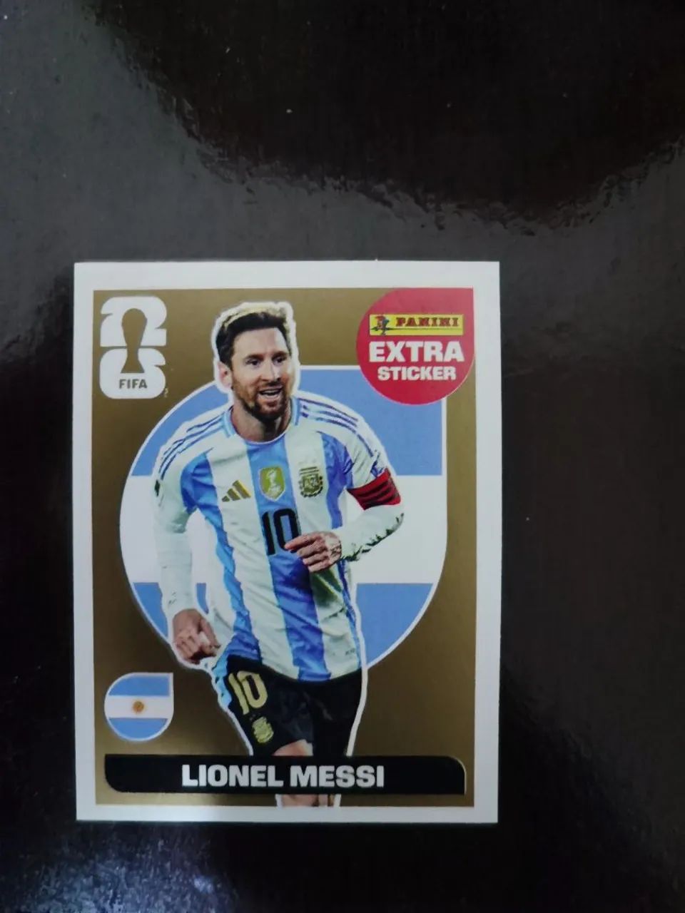 Figurinha Messi Legend Dourado Copa 2026