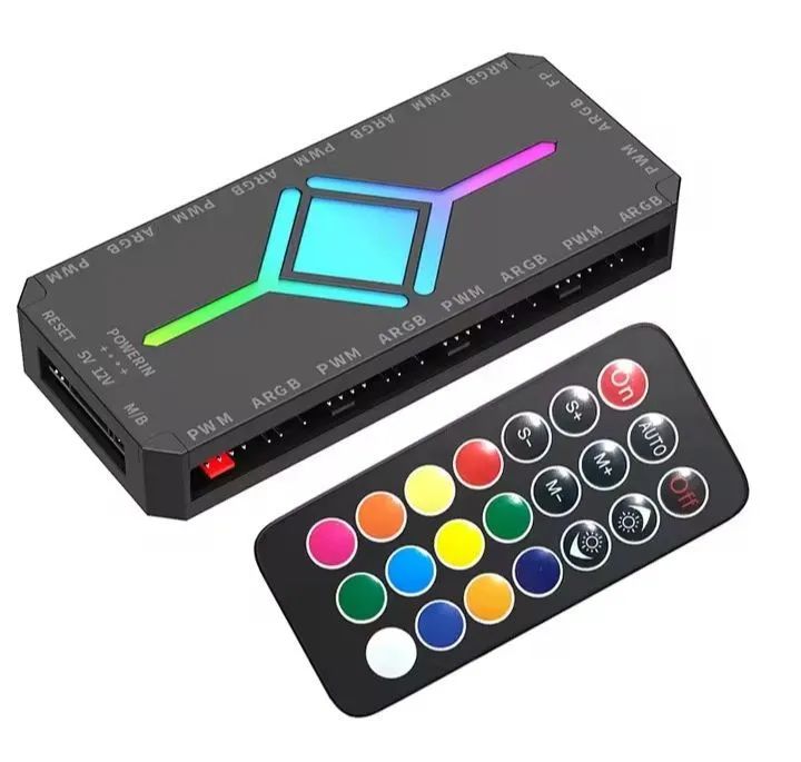 Controladora Argb Teucer 9 Portas - 3 pinos 5v