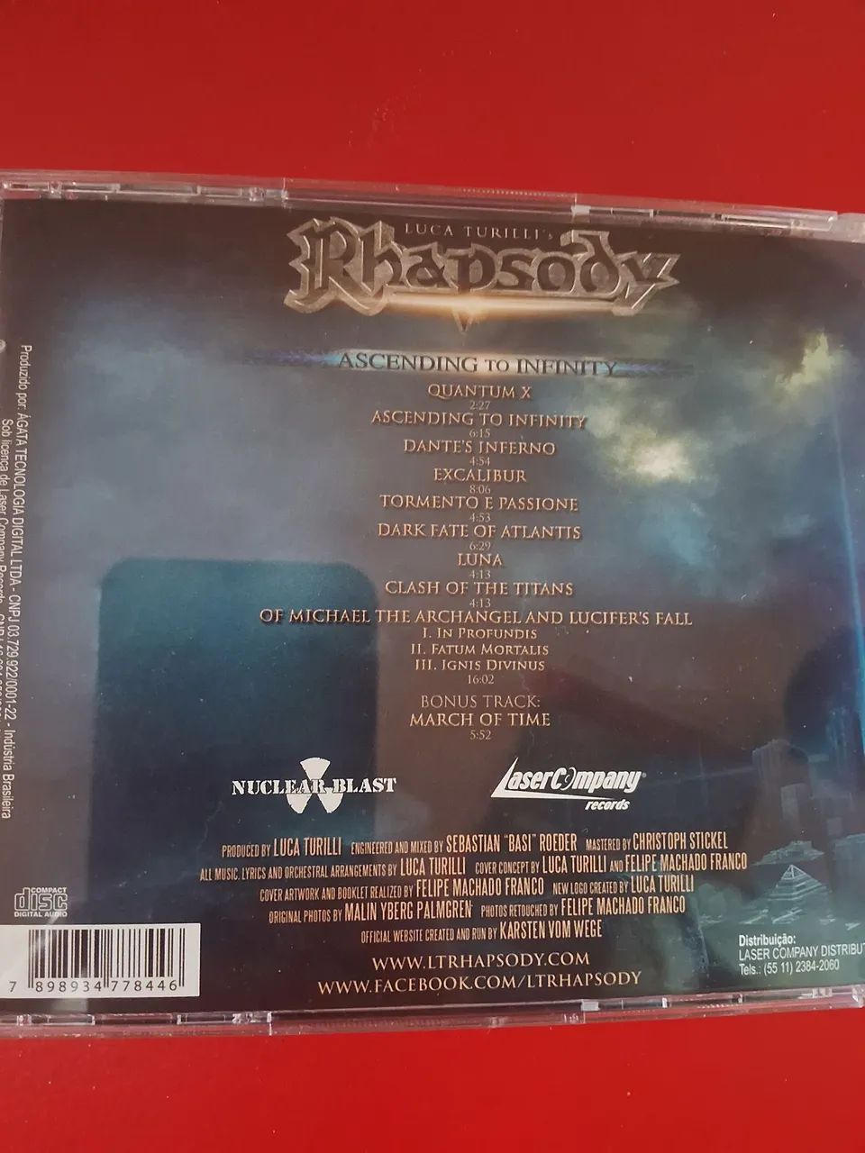Cd rhapsody, powe metal , Lucas turulli  - Foto 2