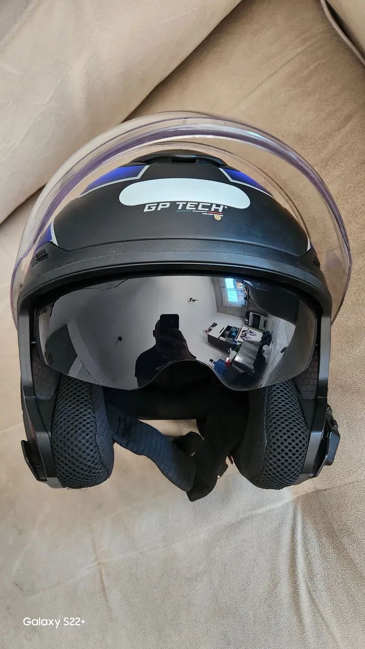 Capacete gptech aberto - Foto 3