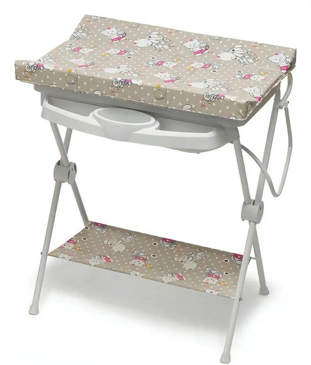 Vendo banheira com suporte (menina) usada durante 4 meses com marcas de uso  