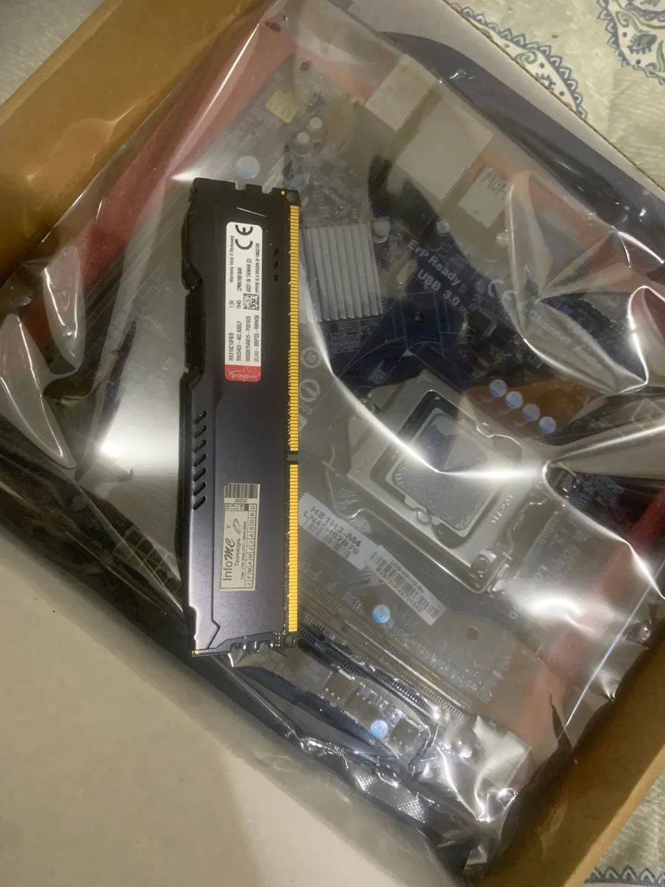 Kit placa +processador e memória RAM - Foto 2