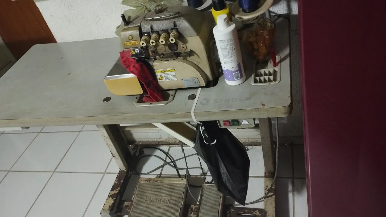 Overloque Ponto Cadeia 