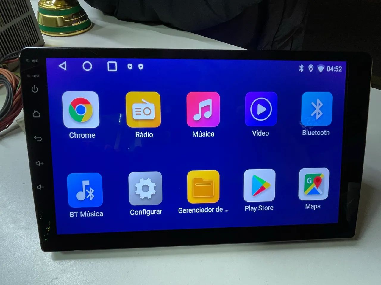 Multimídia androide com CarPlay e GPS 9 polegadas  - Foto 5