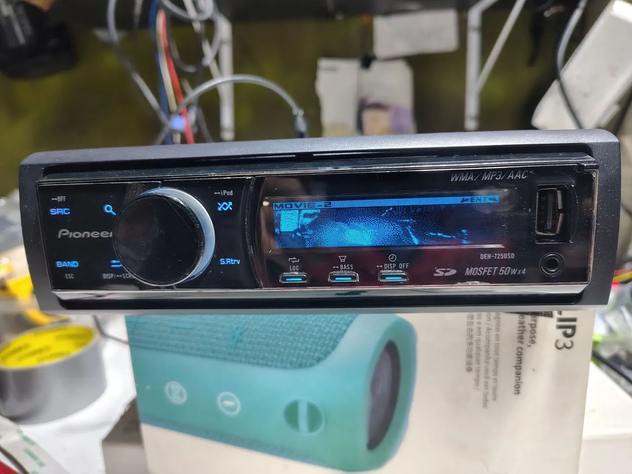 Vendo Pioneer deh 7250sd com Bluetooth interno  - Foto 5