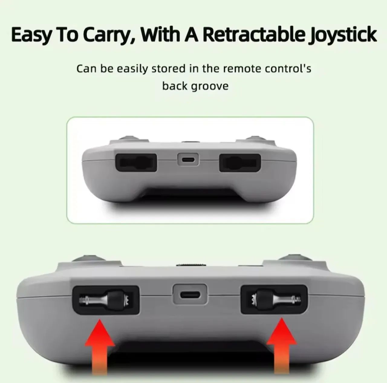 Joystick Controle BRDRC para DJI Flip, Mini 4k / Pro Mini 2/3 Pro Air 2S - Foto 3