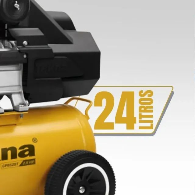 Compressor De Ar 8 Pés 24l 2,5hp 127v Cp8525t-1c Tekna - Foto 4