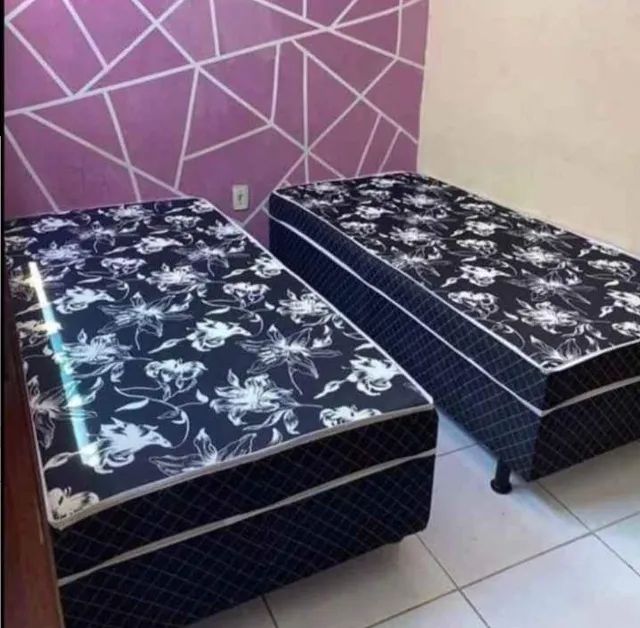Cama box de solteiro - Entrega na hora - Foto 2