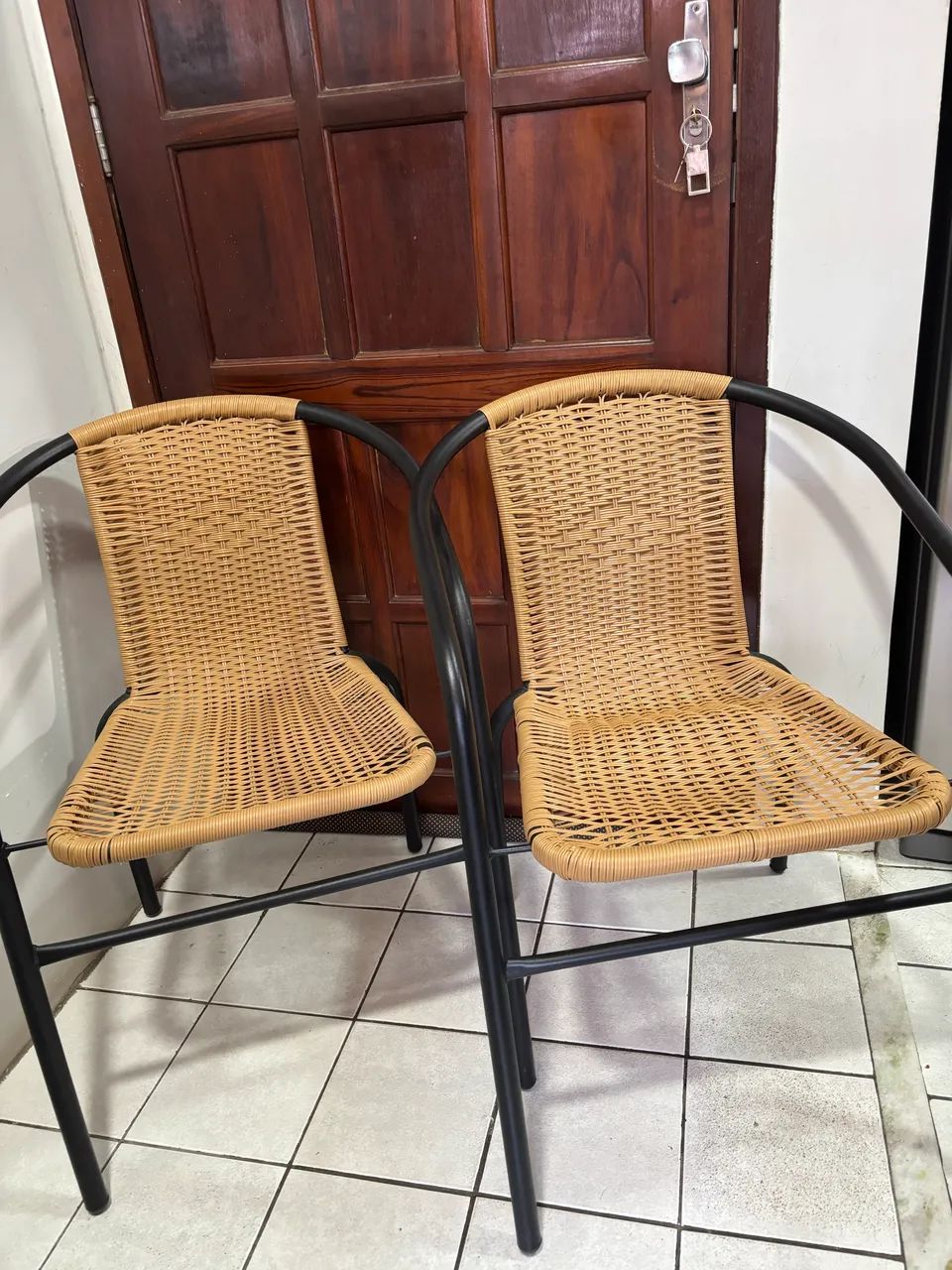 Cadeiras fibra sintética 