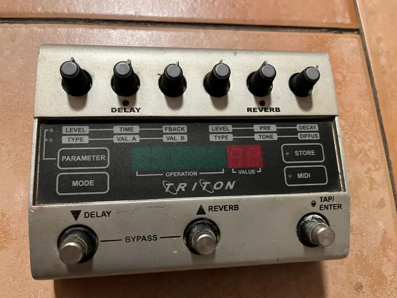 Pedal Wavebox Reverb + delay