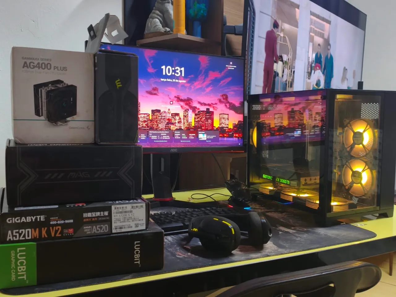 VENDO PC GAMER RYZEN SETUP COMPLETO - Foto 2