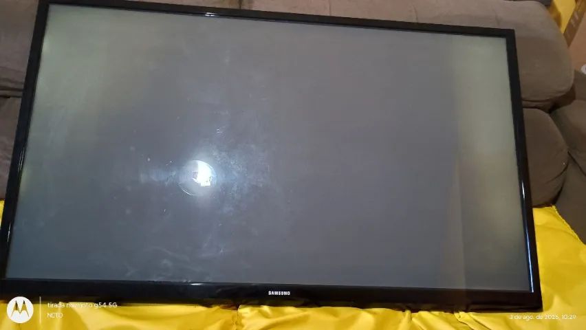 TV SAMSUNG, PLASMA, 51 POLEGADAS, TELA PRETA, C/ DEFEITO
