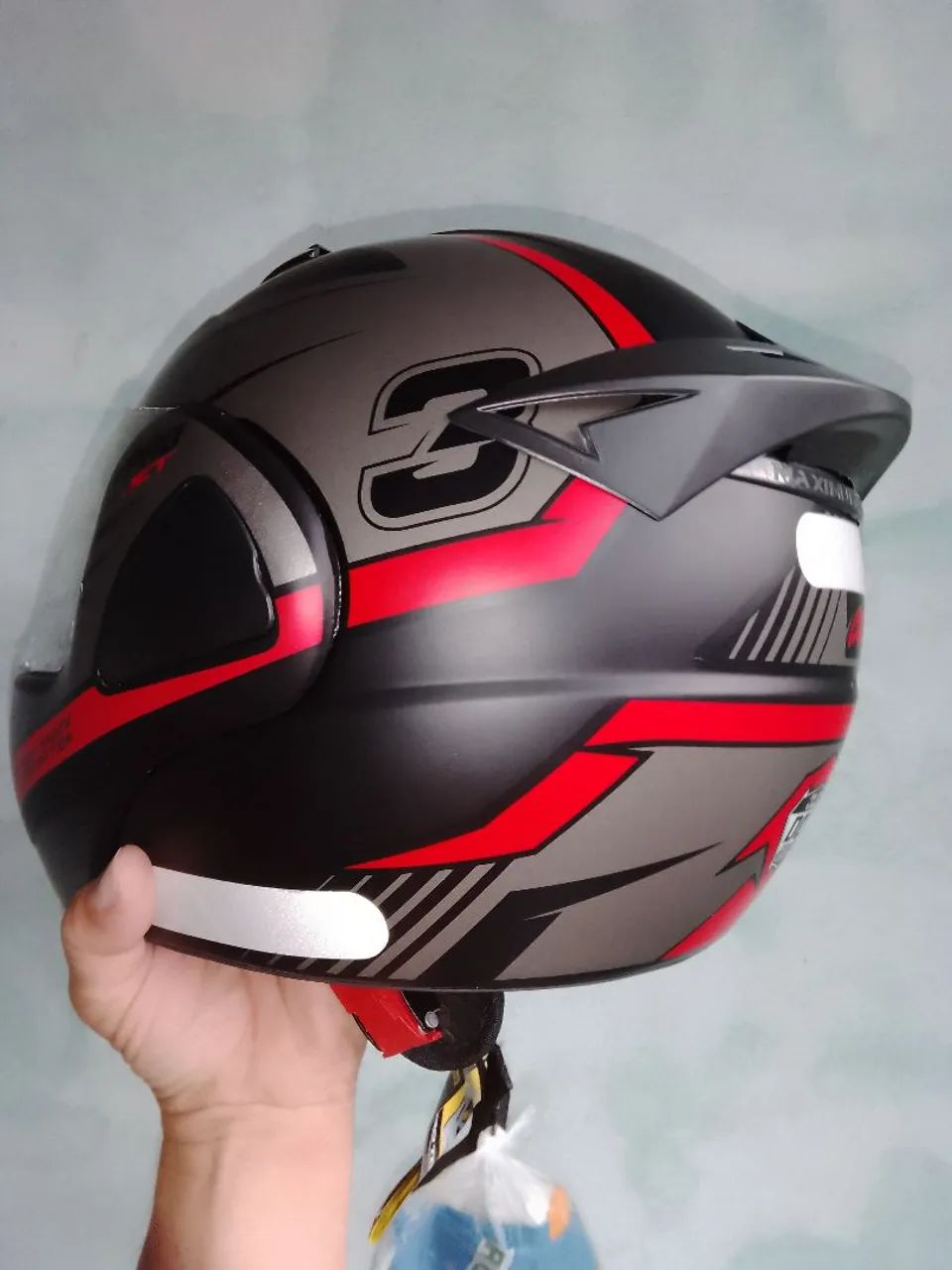 Capacete gladiador tam. 62  v-pro jet. - Foto 2