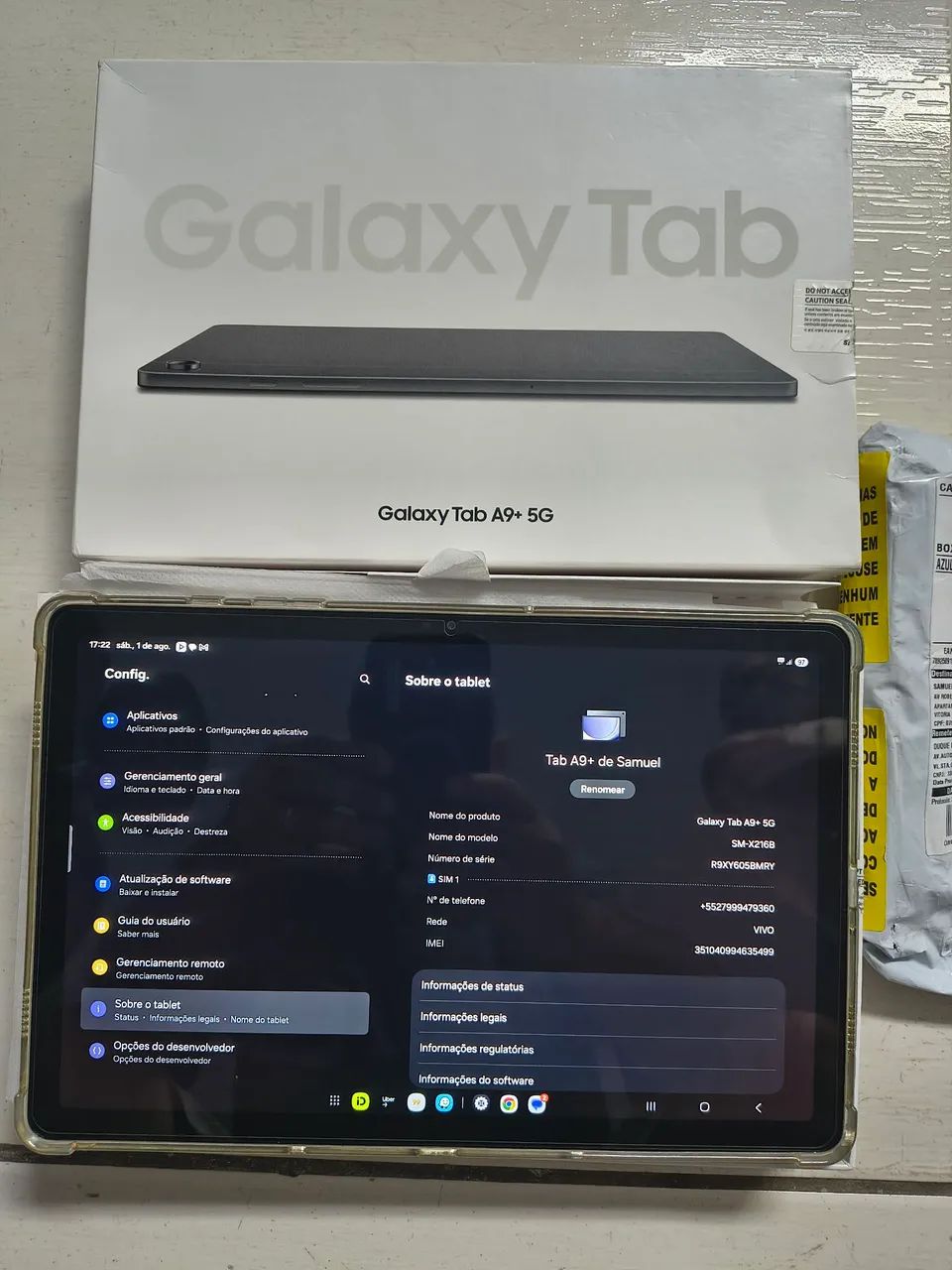 Tablet Galaxy tab A9 +5g - Foto 4