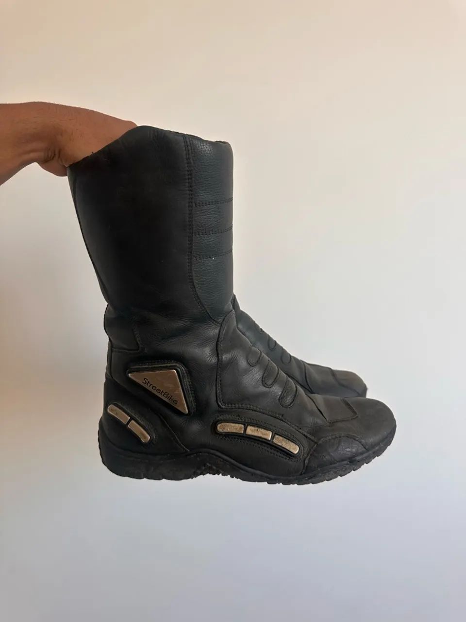 Bota de motoqueiro