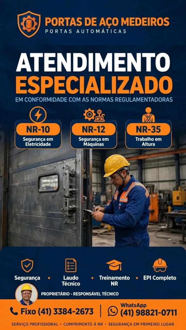 atendimento rapido portas de aço 