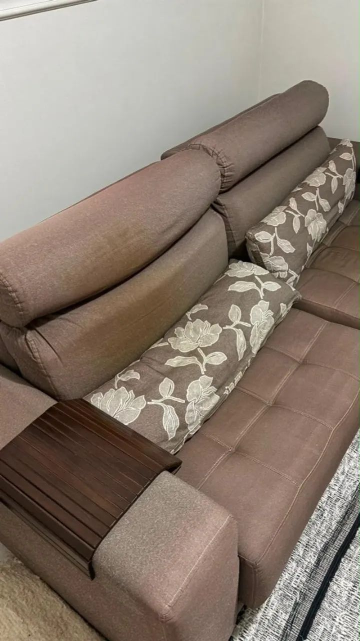 SOFÁ RETRATIL SEMINOVO - EM ÓTIMO ESTADO - Foto 5