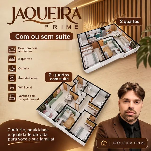 Lançamento na frente do TIP | Apartamento de 2 quartos com lazer! - Foto 3