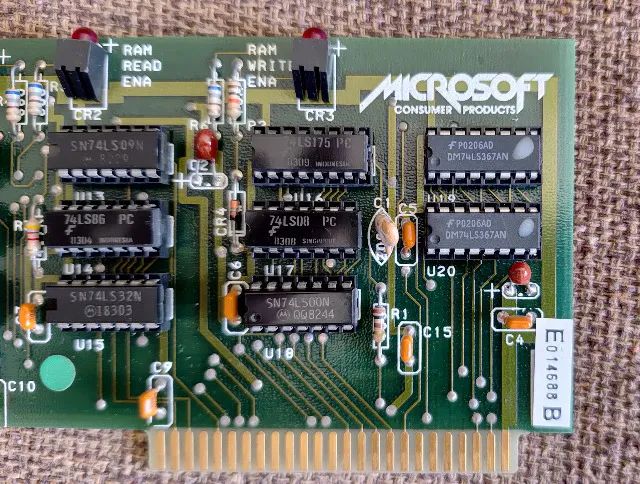 Placa de Expansão MICROSOFT Language Card 16kb - ( P/ Exato / Apple II ) - Não Testada - Foto 4