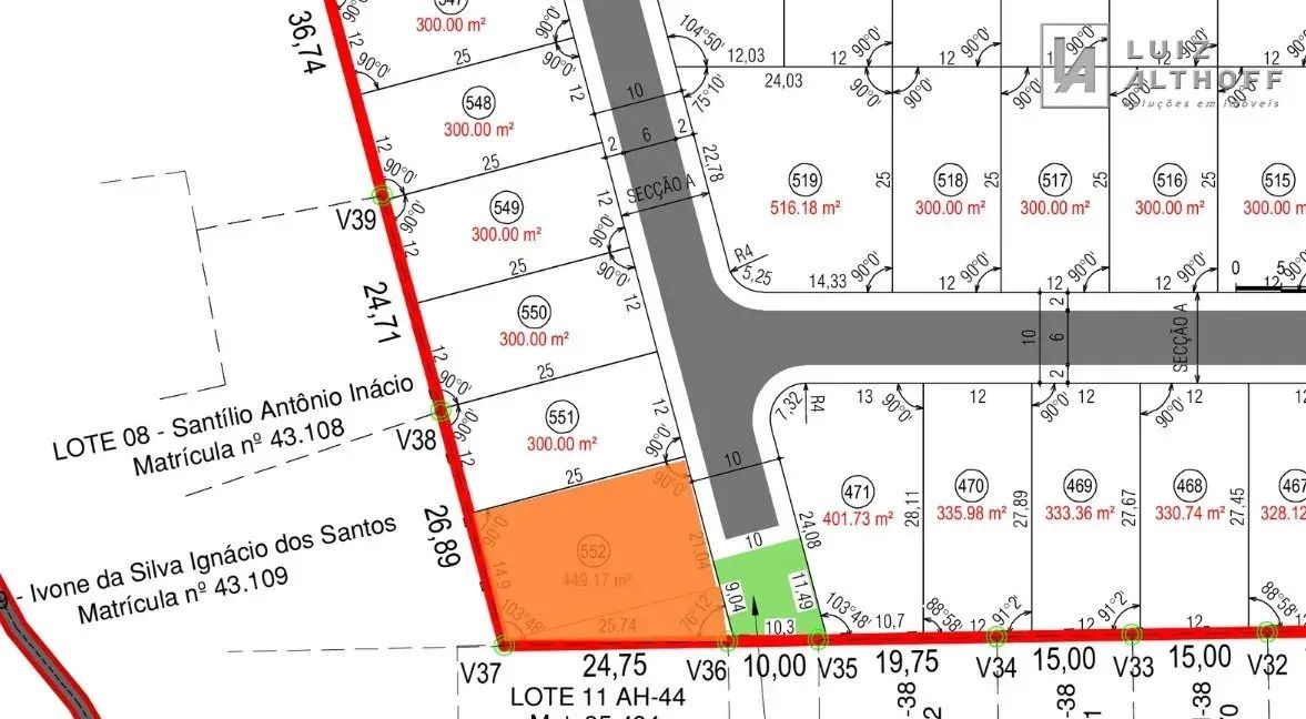 Terreno com 449,17m² à venda  - Pedra Branca, Palhoça/SC - Foto 2