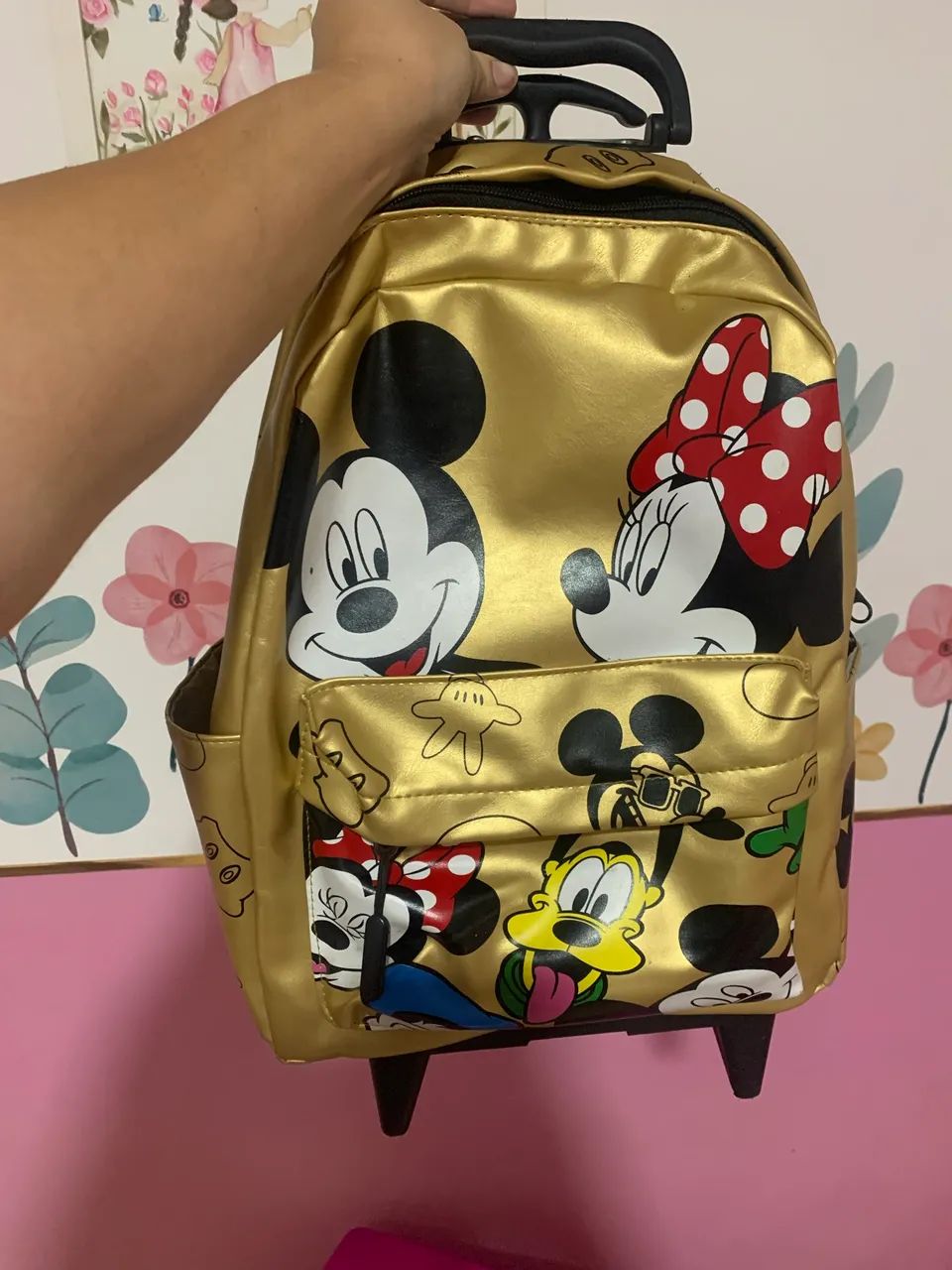 Bolsa Escolar Turma do Mickey  - Foto 3