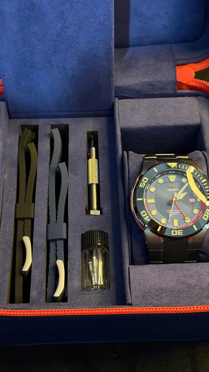 Relógio Orient Seatech automático GMT - Foto 4