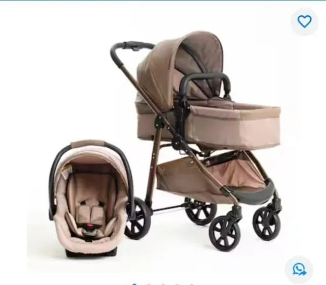 Carrinho de bebe Moisés + bebe conforto - Foto 3