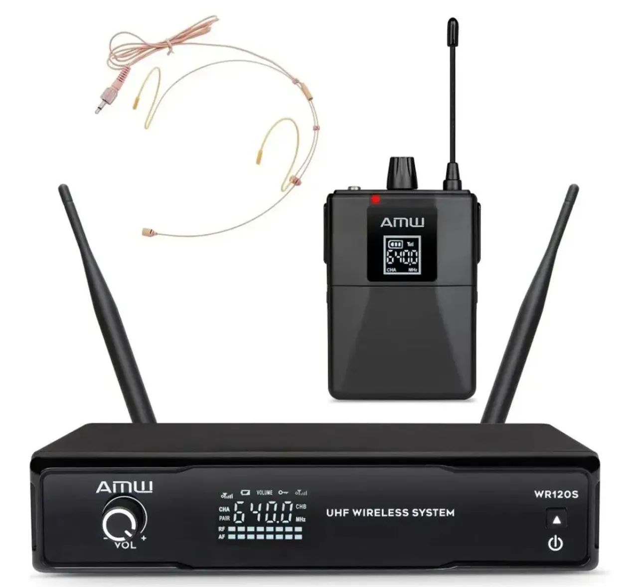 Microfone De Lapela Amw Bu50 Unidirecional 