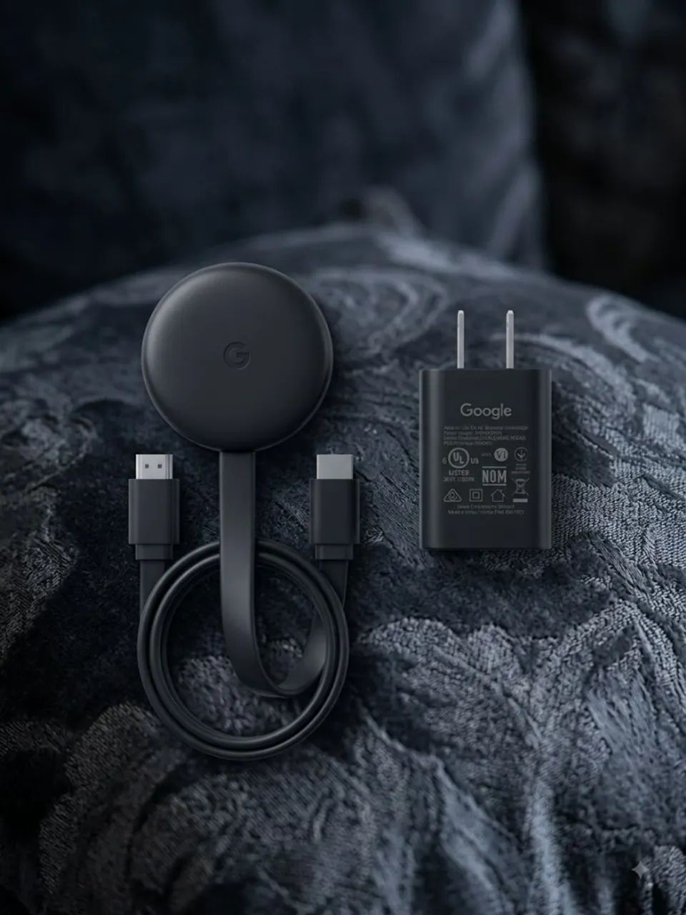 Chromecast Google + Fonte Original em Perfeito Estado!