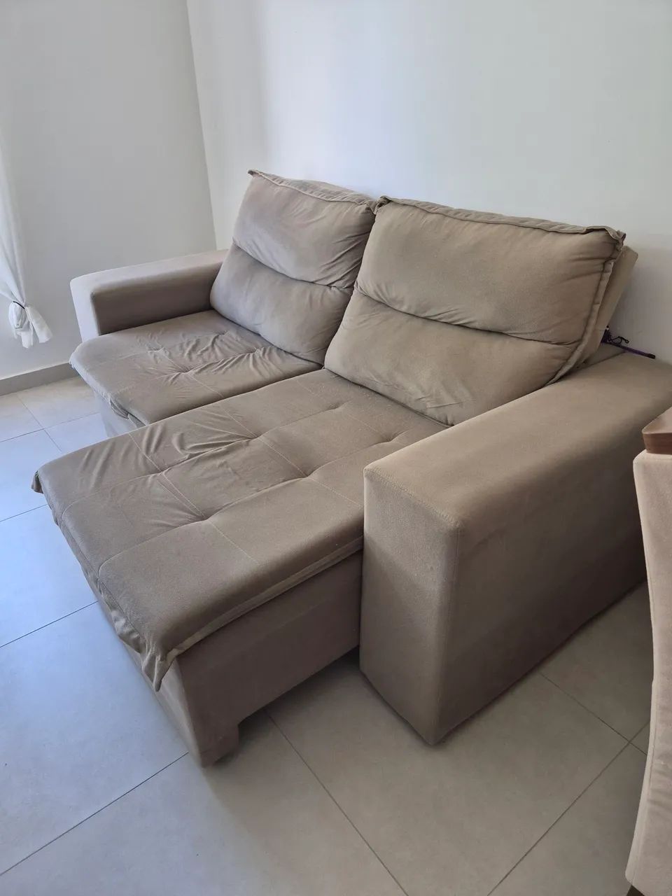 Sofá retrátil 3 lugares - Foto 4