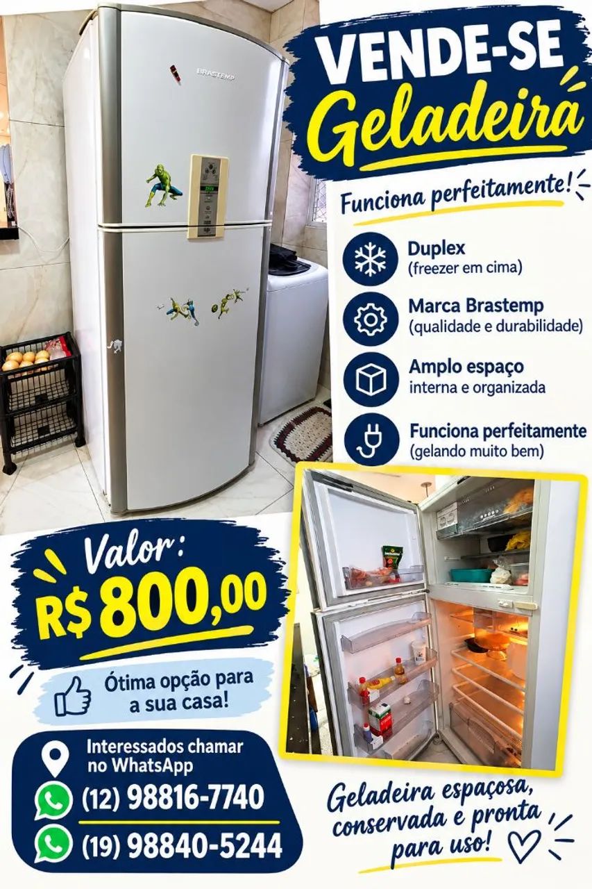 Geladeira Brastemp 