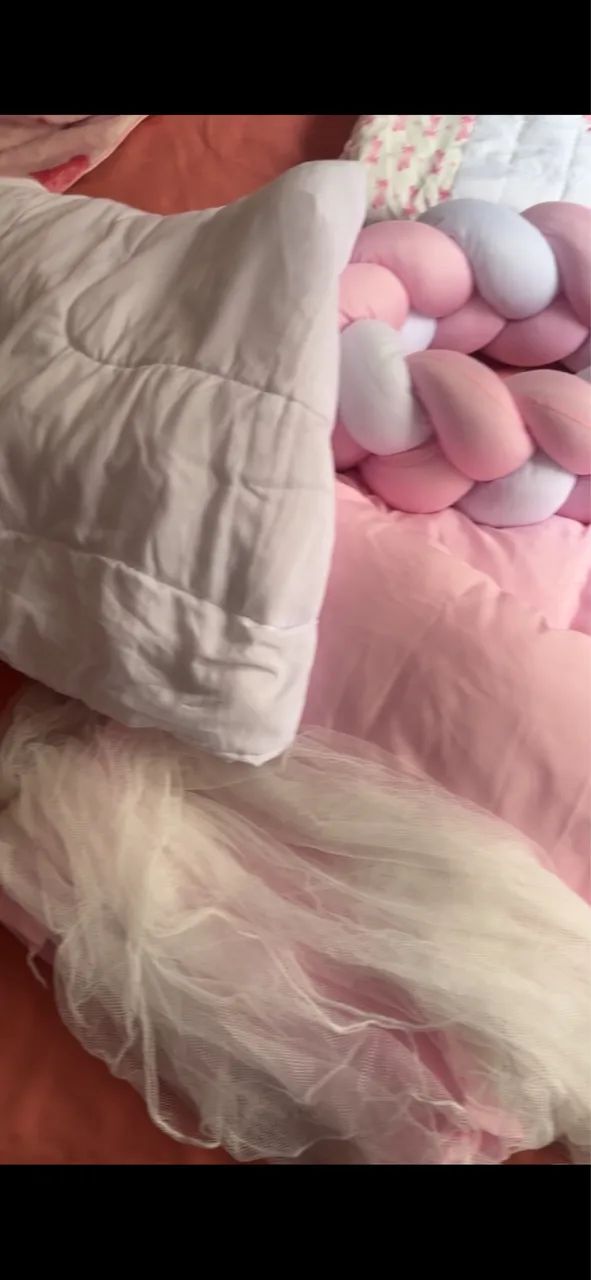 Kit berço Menina - Nunca usado  - Foto 3