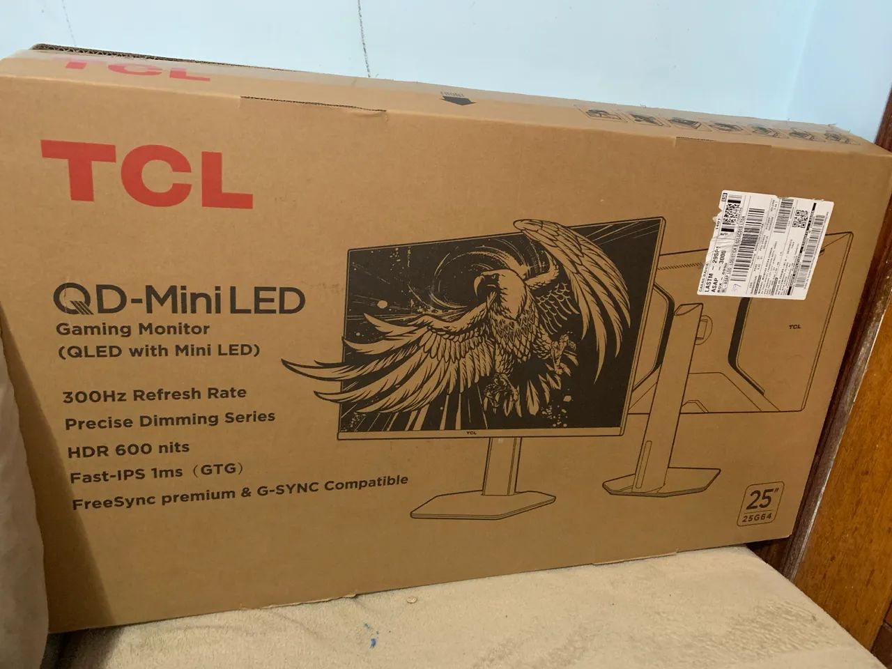Monitor TCL 25 polegadas 300 hz