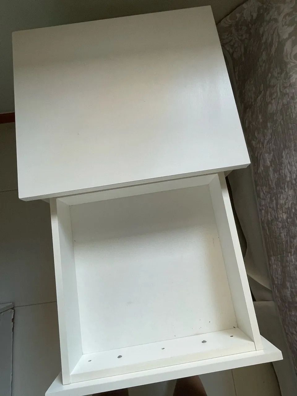 Criado de cabeceira branco - Foto 4