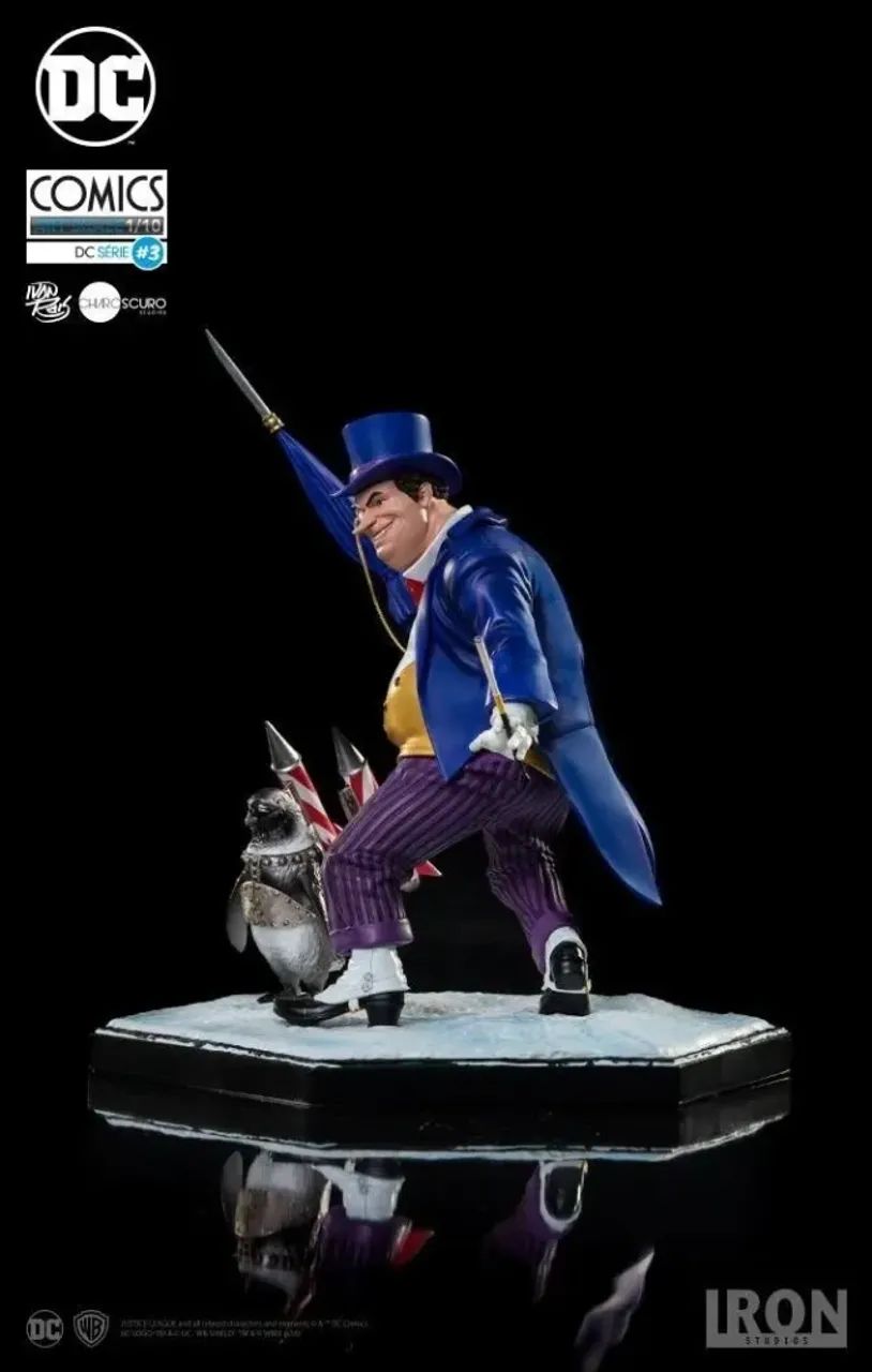 Iron Studios Dc Comics The Penguin Art Scale 1/10 Regular - Pinguim - Foto 3