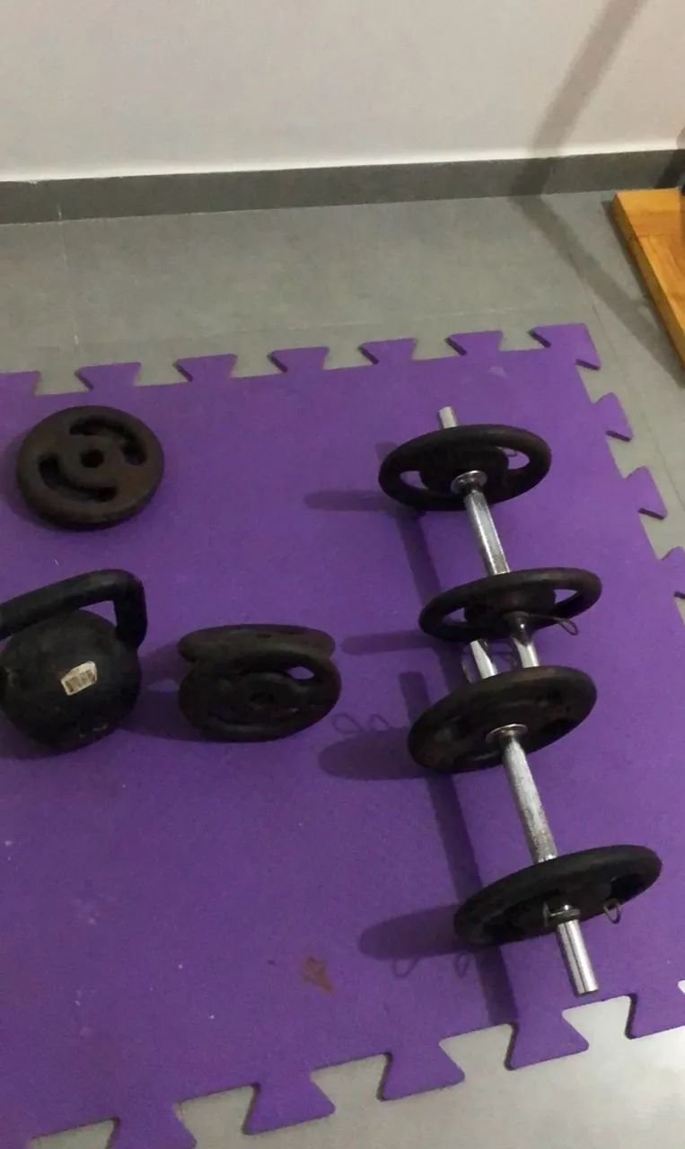 Anilhas para musculação 