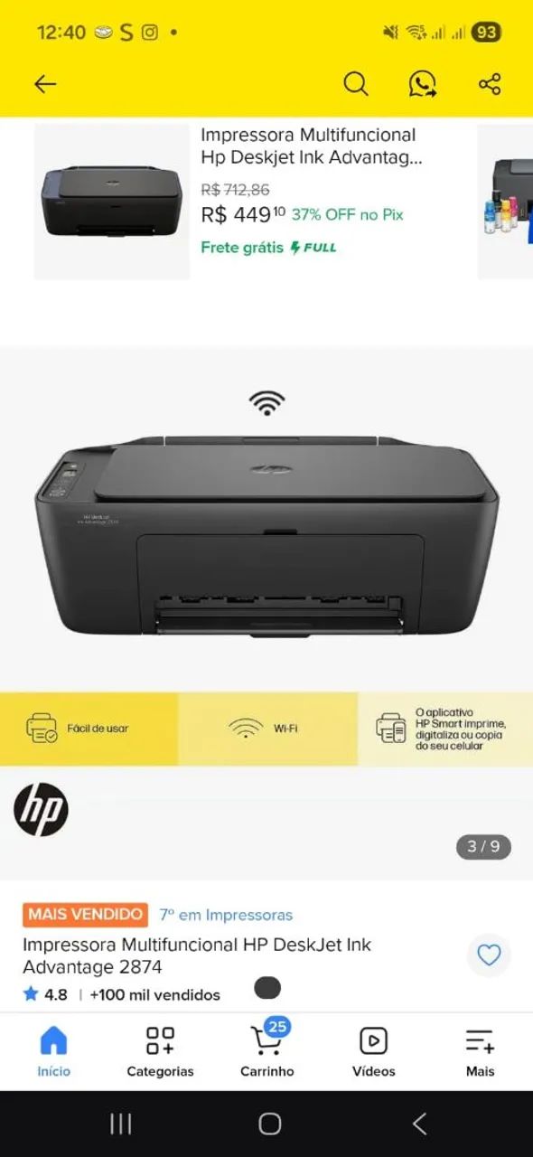Impressora HP