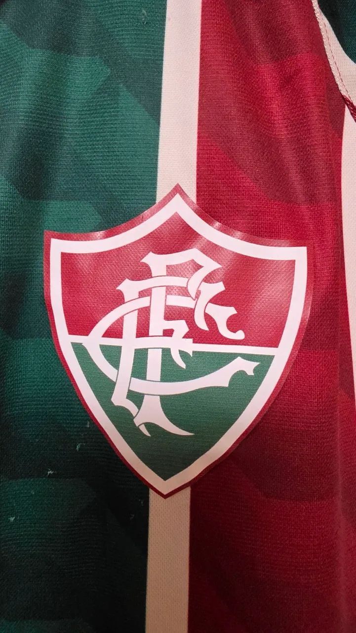 CAMISA FLUMINENSE 2020 COM ESCUDO SILKADO G - Foto 2