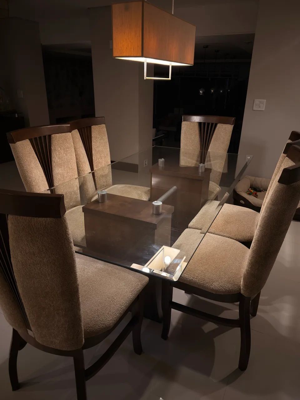 Jogo de mesa 6 lugares PERFEITO
