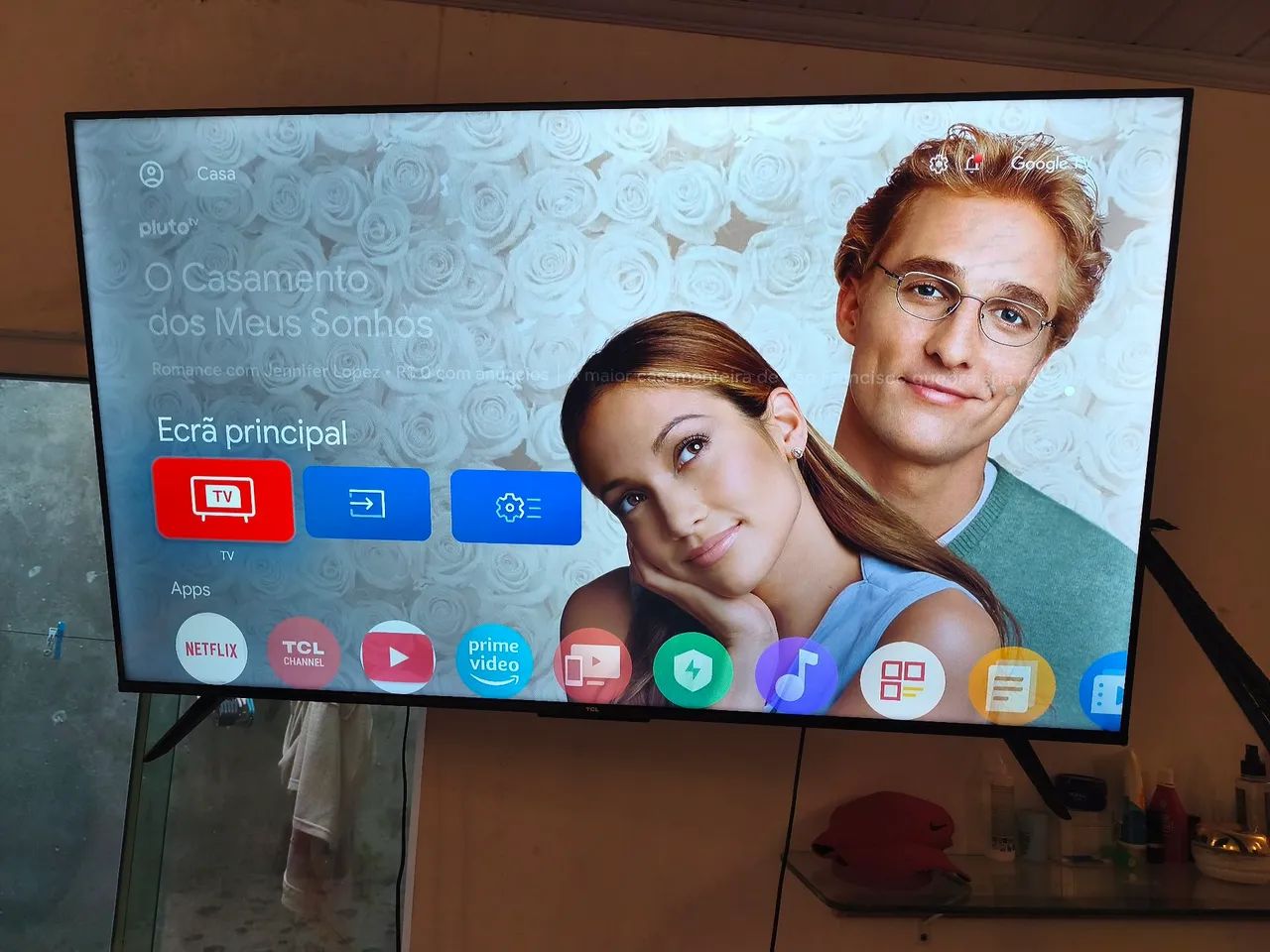 Smart tv TCL 55 polegadas UHD 4K HDR novinha - Foto 4