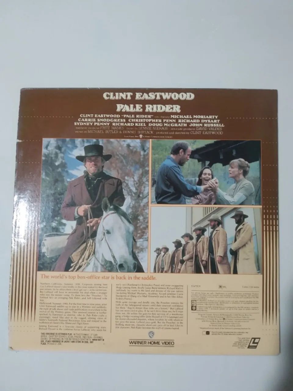 Laser disc Clint Eastwood Pale Rider - Foto 2