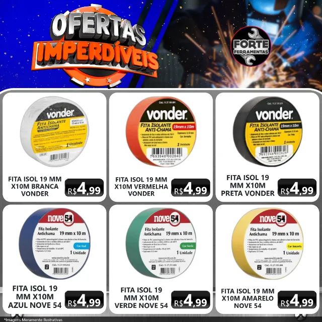 Fita Isolante vonder/nove54